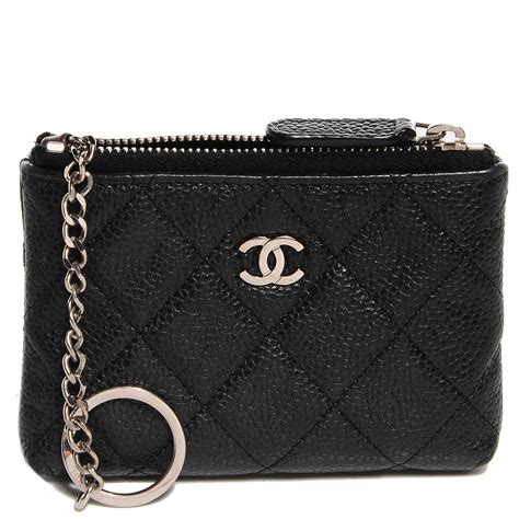 petite maroquinerie chanel|chanel keychain pouch.